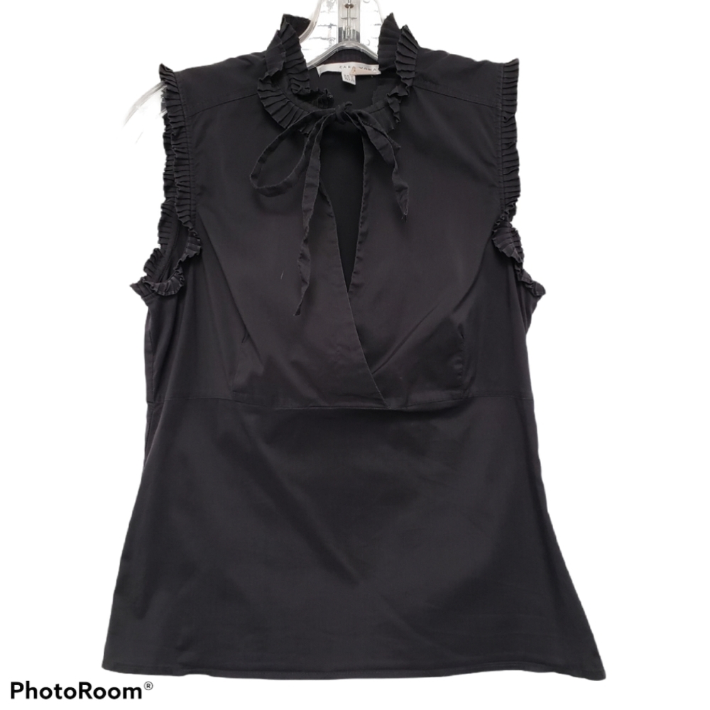 Black Zara Woman's Sleeveless Top
